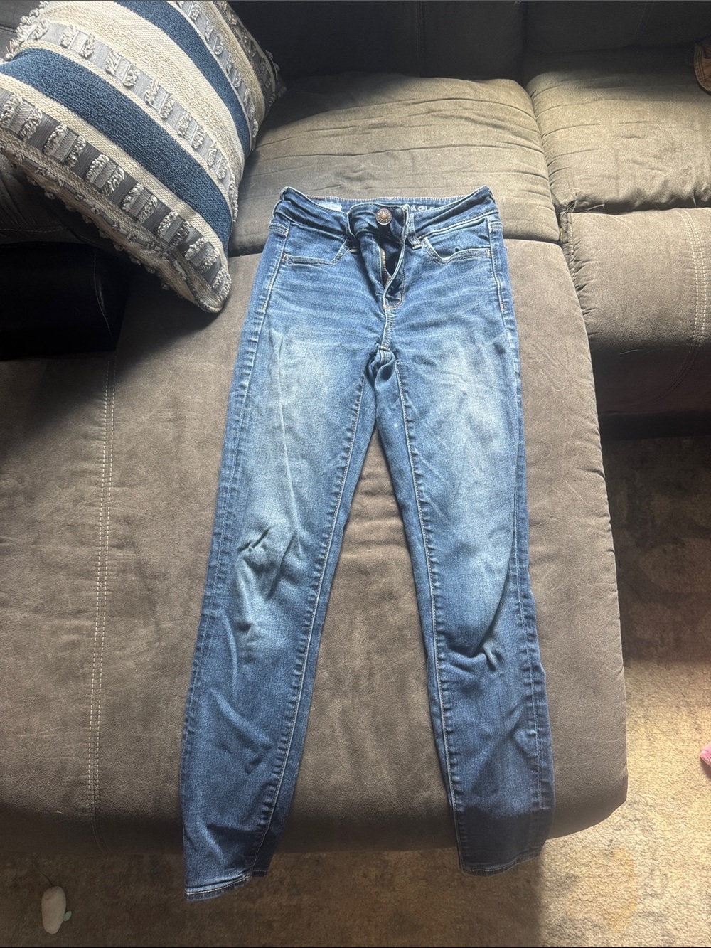 American Eagle Outfitters Light Blue Skinny Jeans